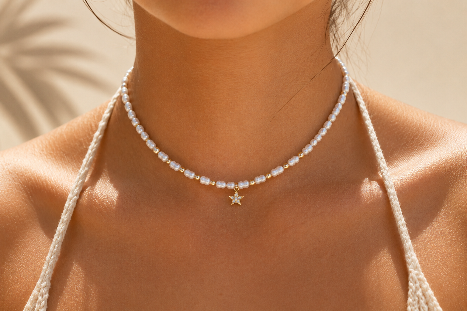 Pearl Star Necklace view 2